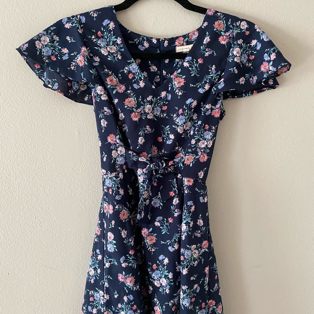 Flowy short dress - Copper Key - Size XS